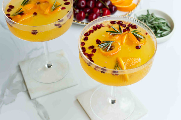 Festive Ice Cube Mocktail