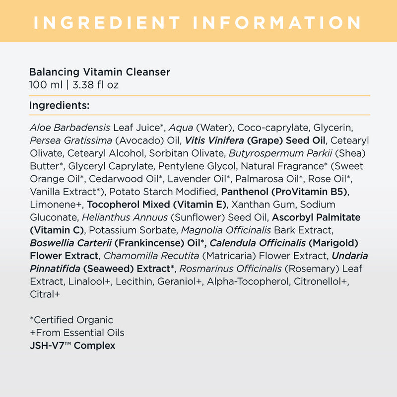 Balancing Vitamin Cleanser - 100ml