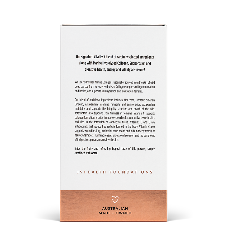 Vitality X + Collagen - 30 Sachets