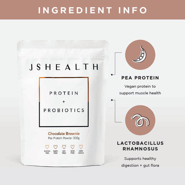 Protein + Probiotics 300g - Chocolate Brownie